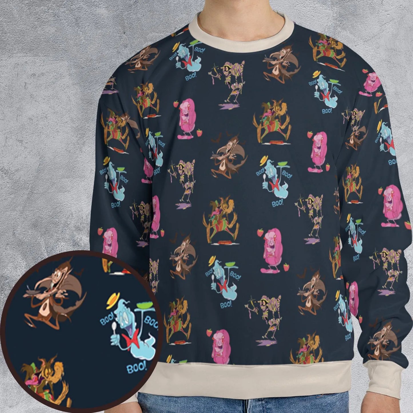 All-over Print Sweatshirt - V2ED5NY5