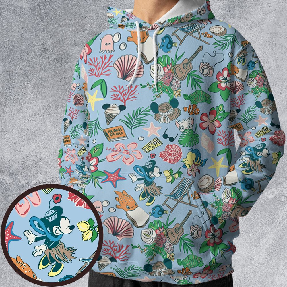 All-over Print Hoodie - SHFV4XJA -  - 1
