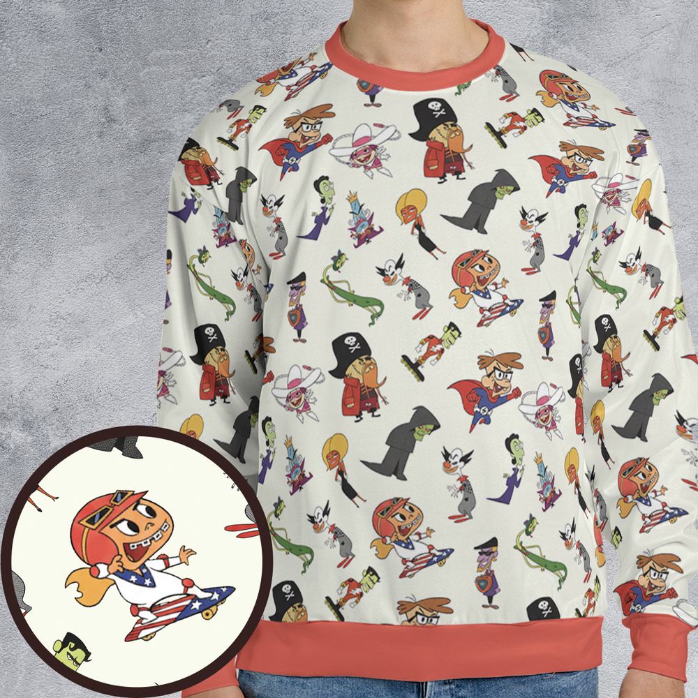 All-over Print Sweatshirt - 3WAEULH9 -  - 1