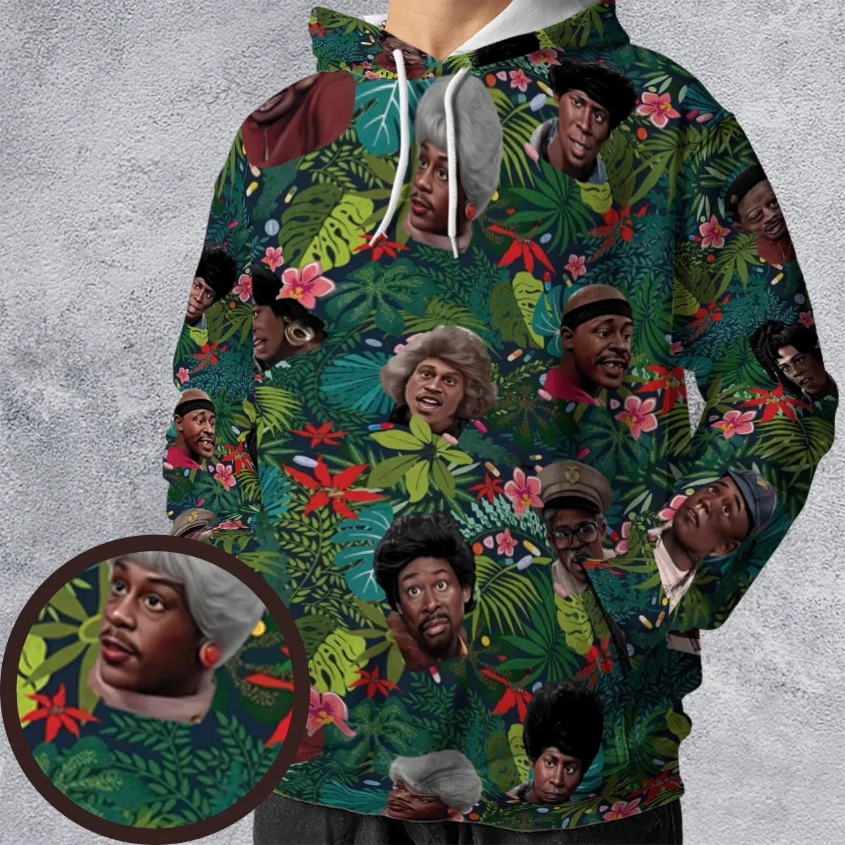All-over Print Hoodie - DE6K8PE6