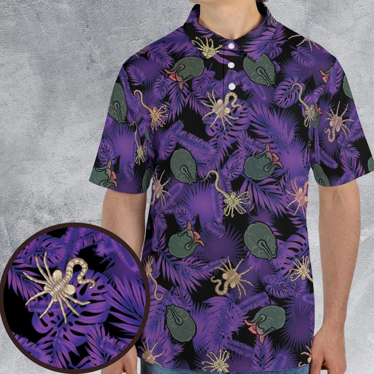 AOP Men/Women Polo Shirt - FDDVHRJZ