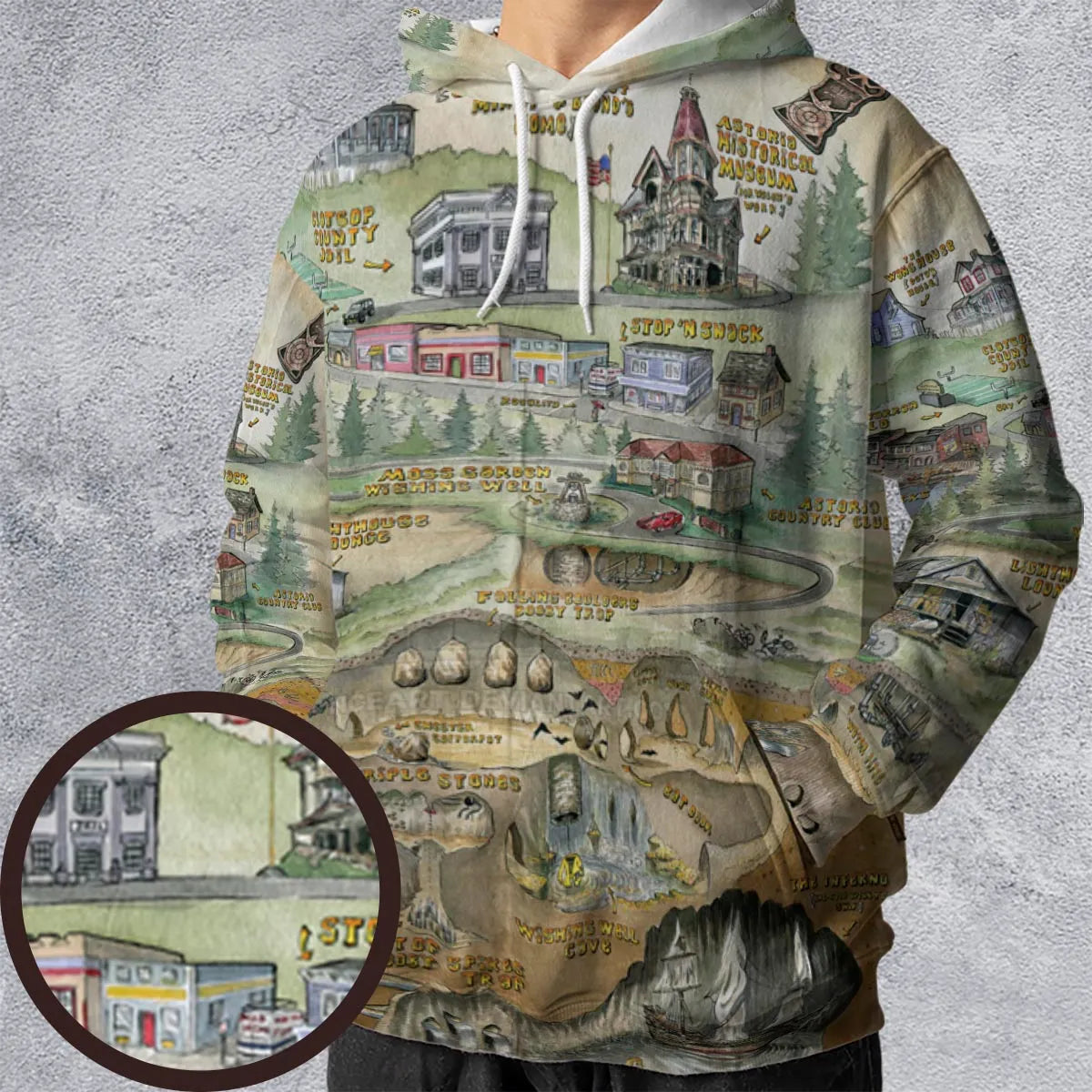 All-over Print Hoodie - SMYFCD35
