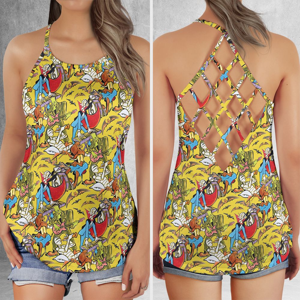 Criss Cross Tank Top - LQ5EV9DN -  - 1