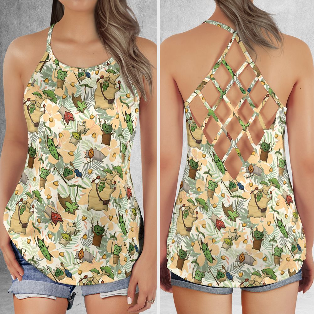Criss Cross Tank Top - VRZNHJBE -  - 1