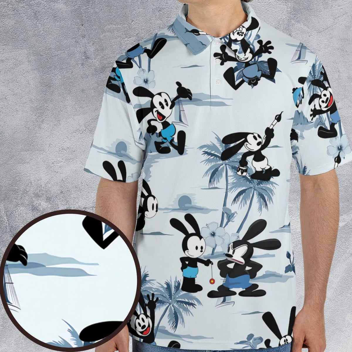 AOP Men/Women Polo Shirt - FUTV2NRE