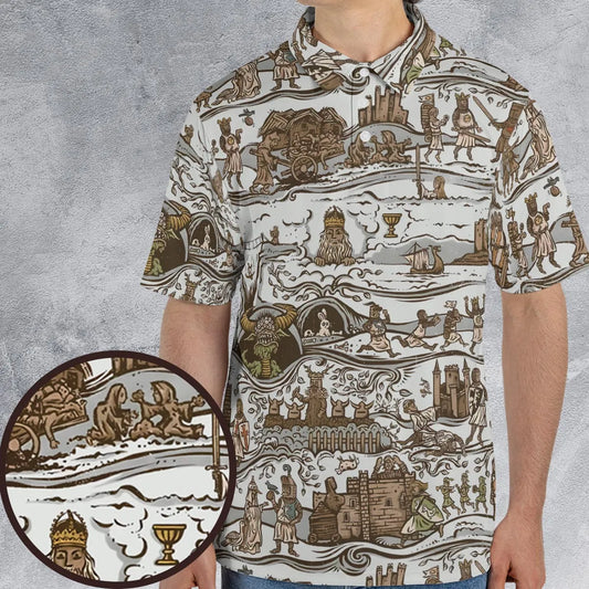 AOP Men/Women Polo Shirt - 8A6DJHJ3