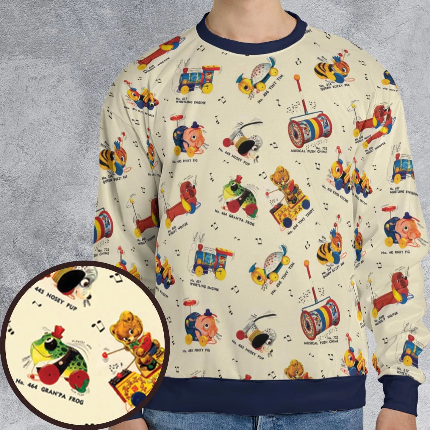All-over Print Sweatshirt - WJJWFGAD