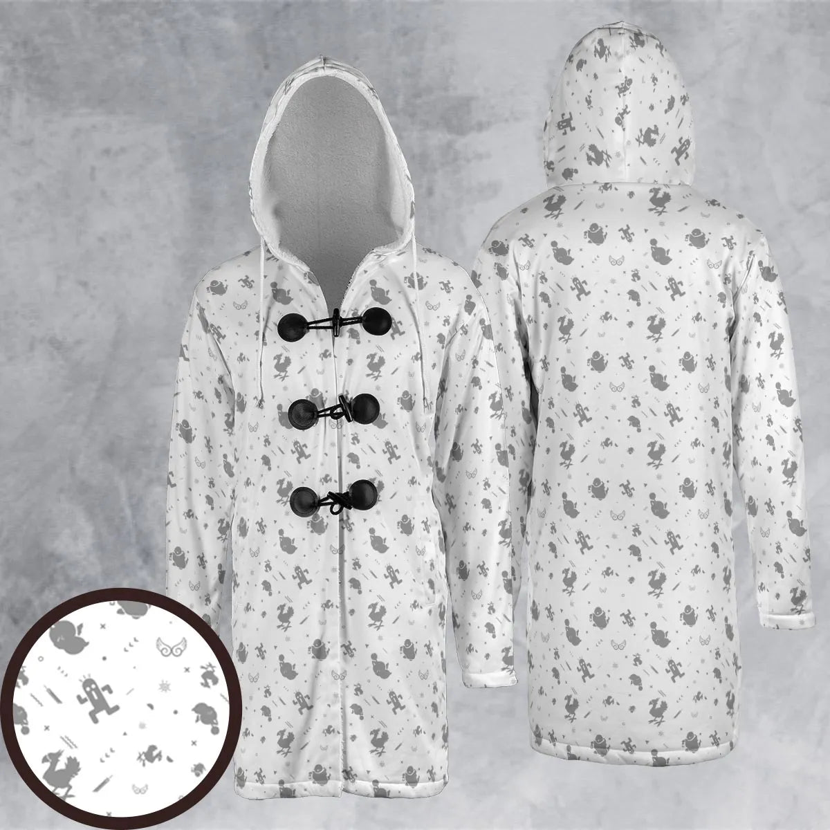 Hooded Cloak Coat - HL5S54CD