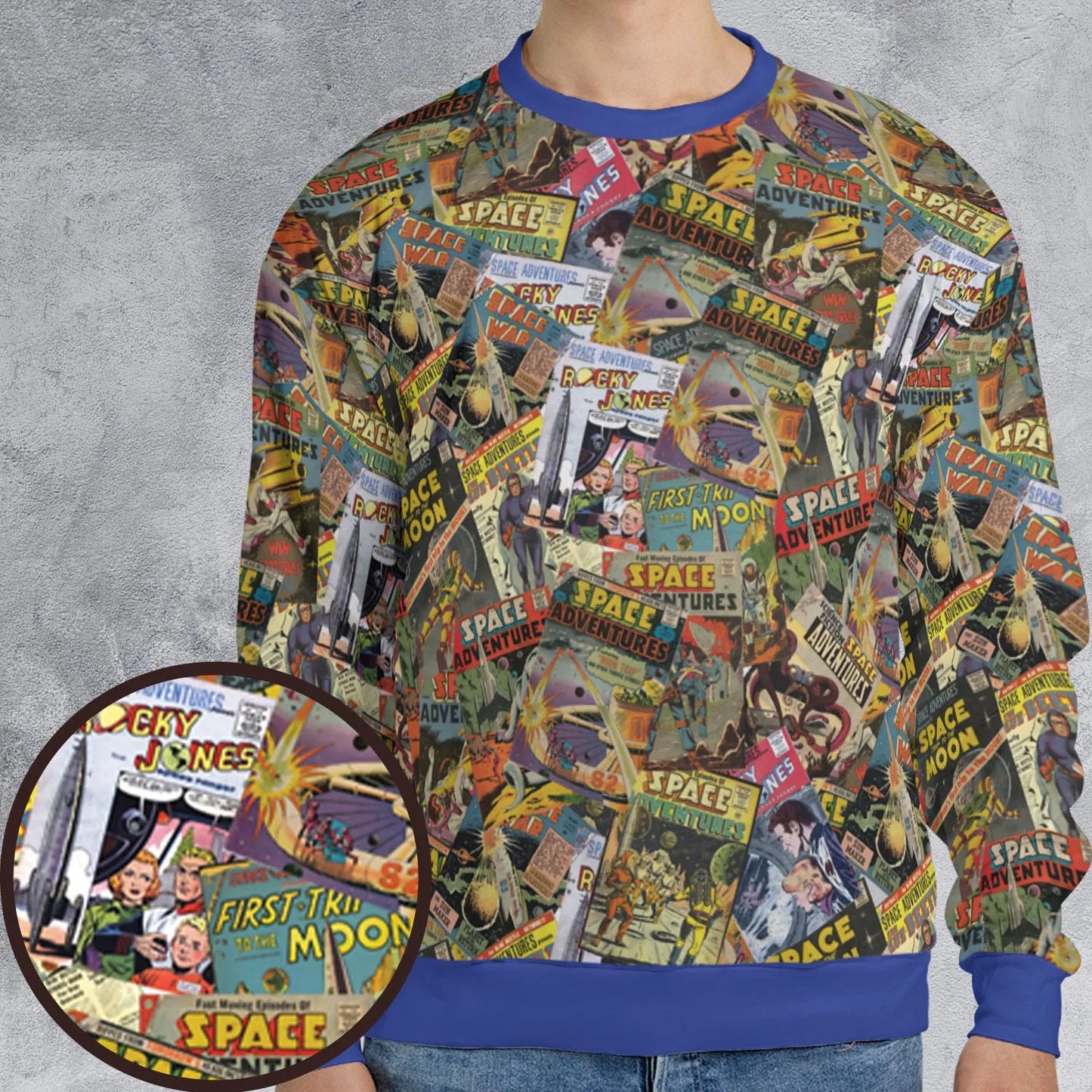 All-over Print Sweatshirt - JFV8XENR