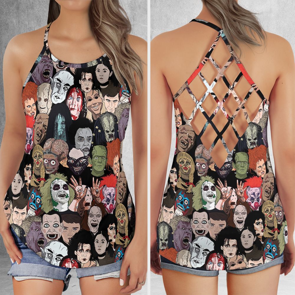 Criss Cross Tank Top - 7D7EMNFP -  - 1