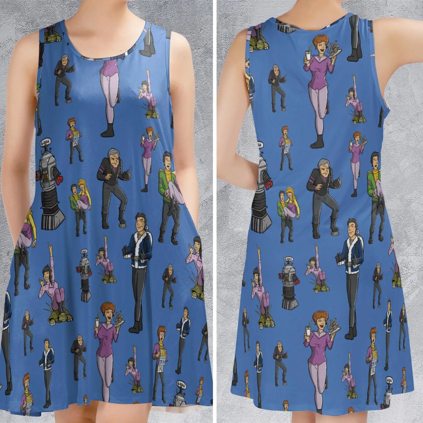 Sleeveless Dress - BTFYXHQN
