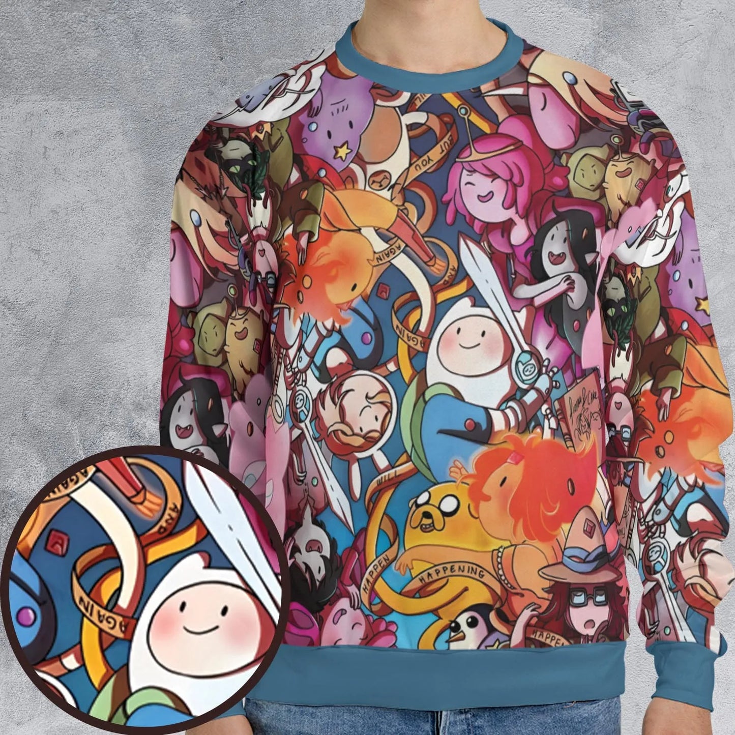 All-over Print Sweatshirt - J9HKXUB1