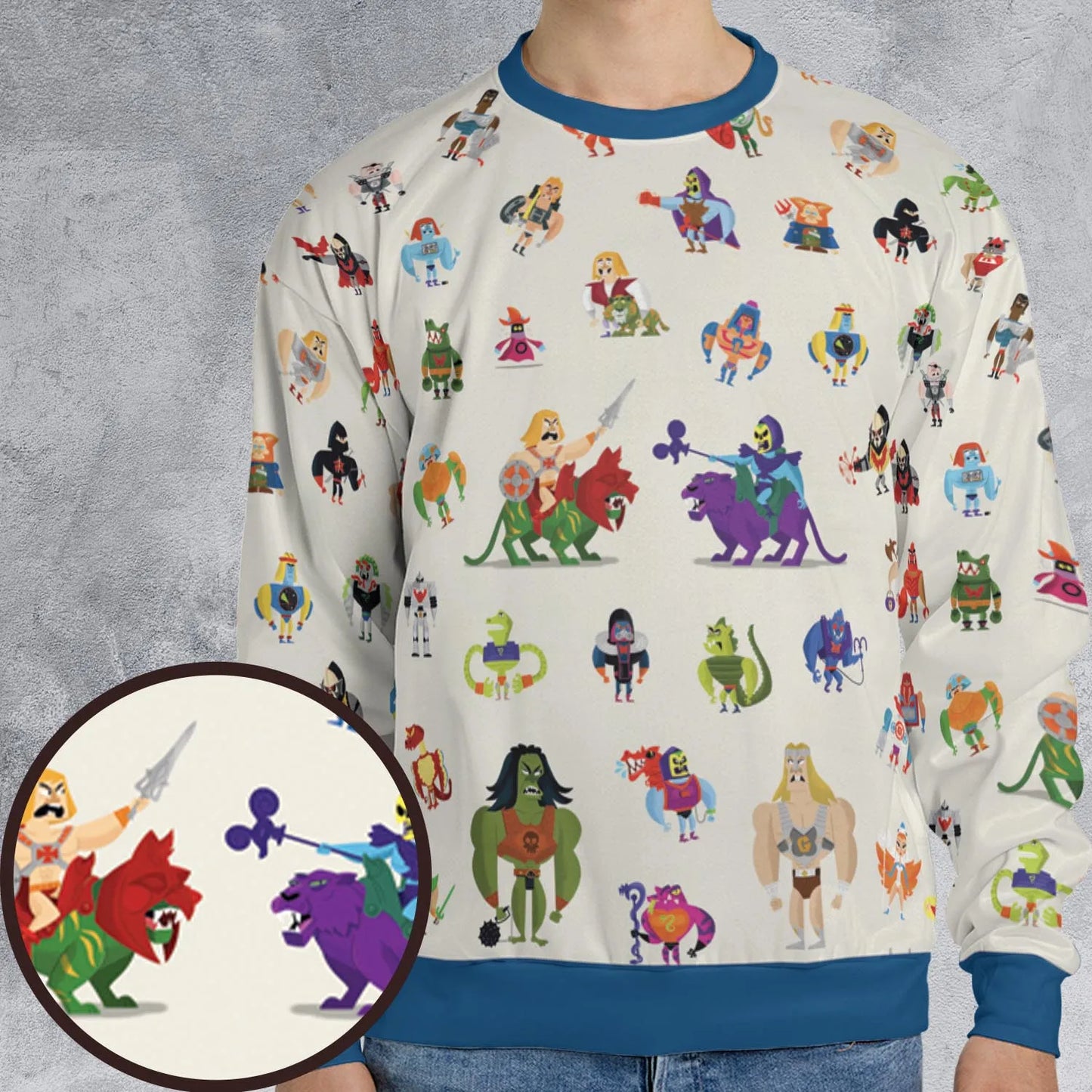 All-over Print Sweatshirt - VFKXYUYY