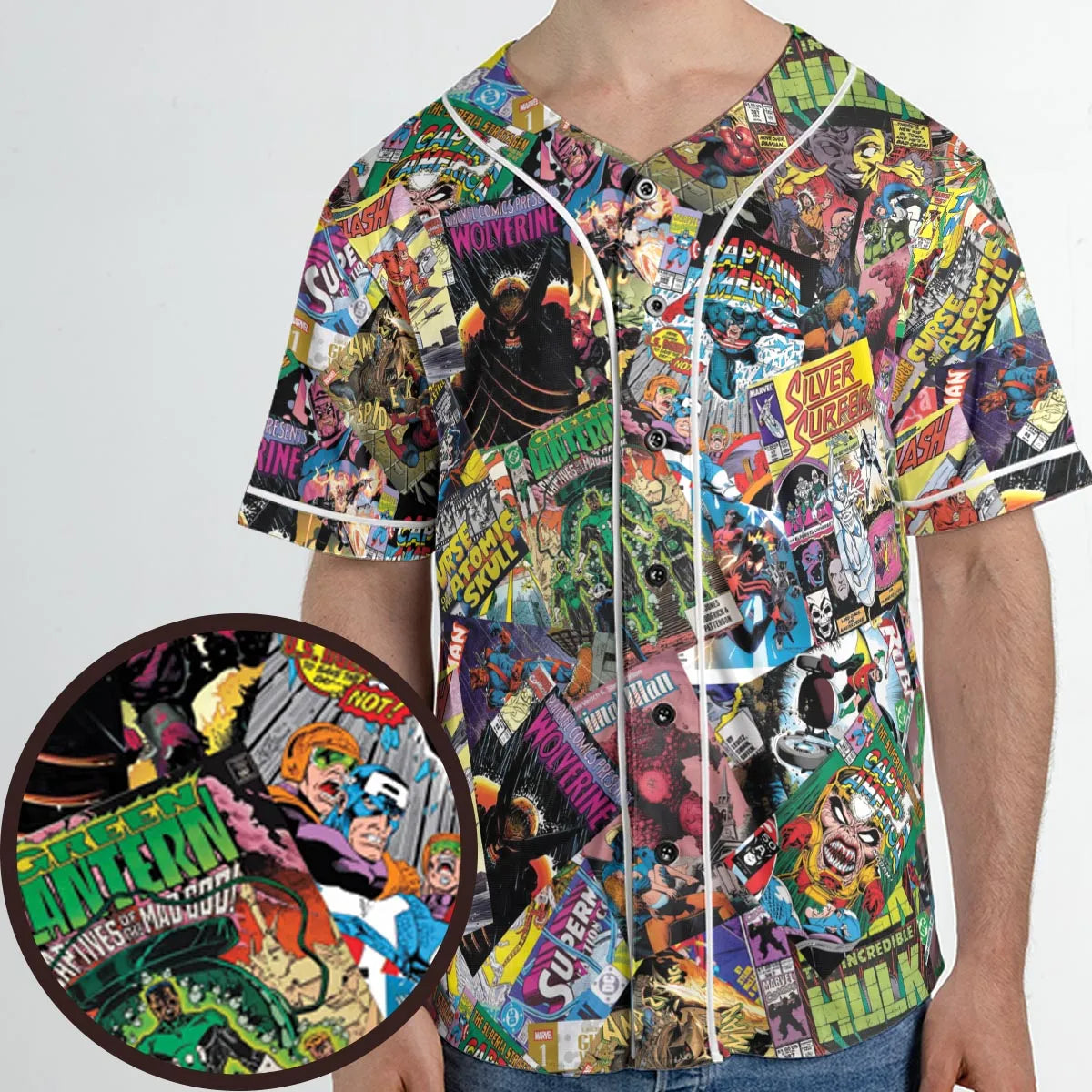 Unisex Baseball Jersey - DKGRNENH