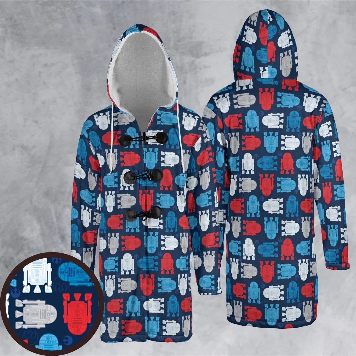 Hooded Cloak Coat - 8TS6S6W8