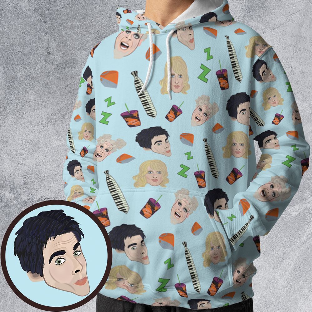 All-over Print Hoodie - DDKDY7MD -  - 1