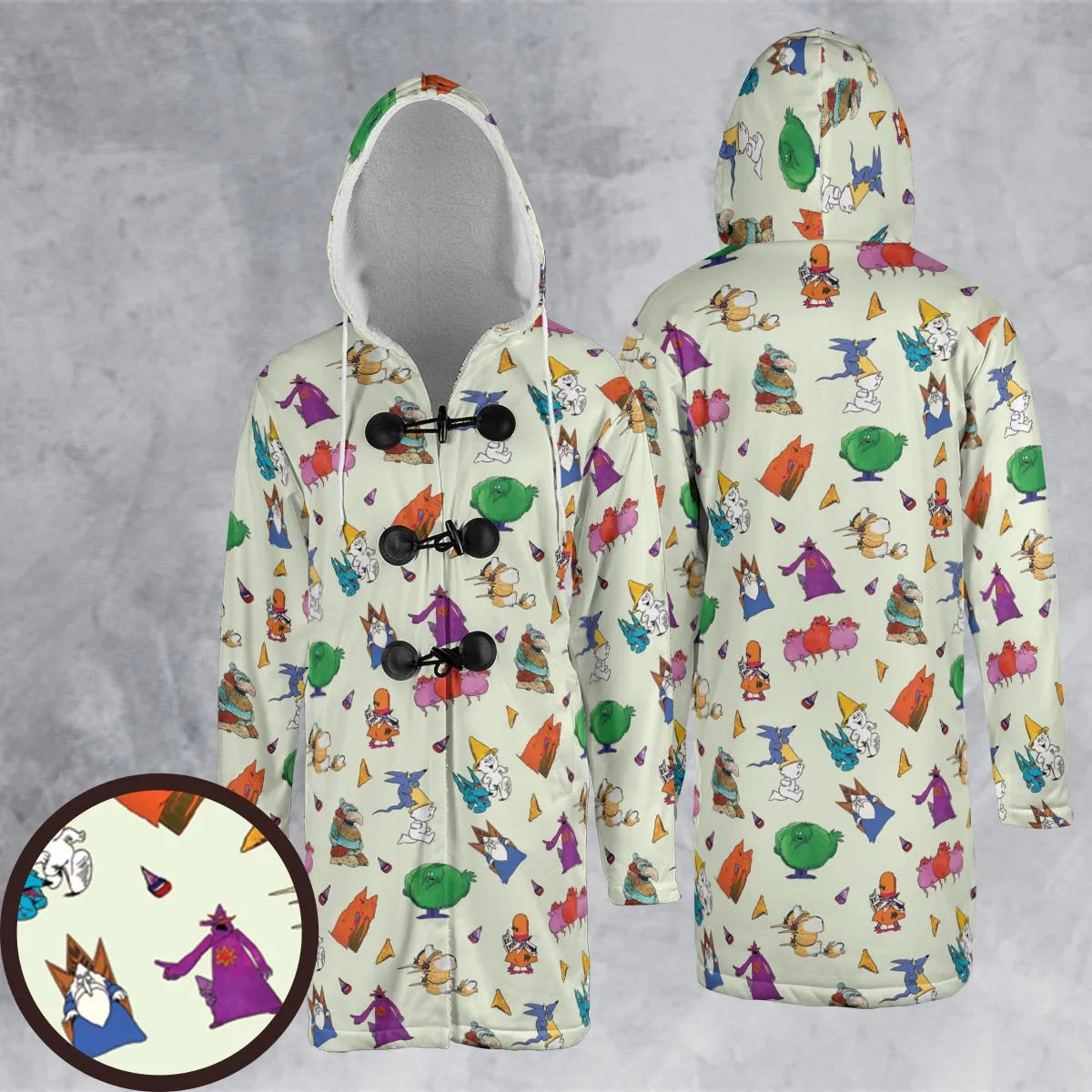 Hooded Cloak Coat - HM2KALNC