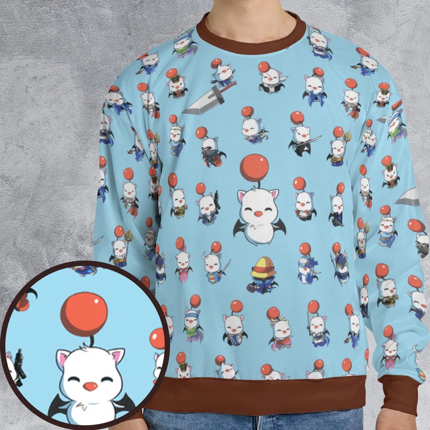 All-over Print Sweatshirt - 7FS73MKG