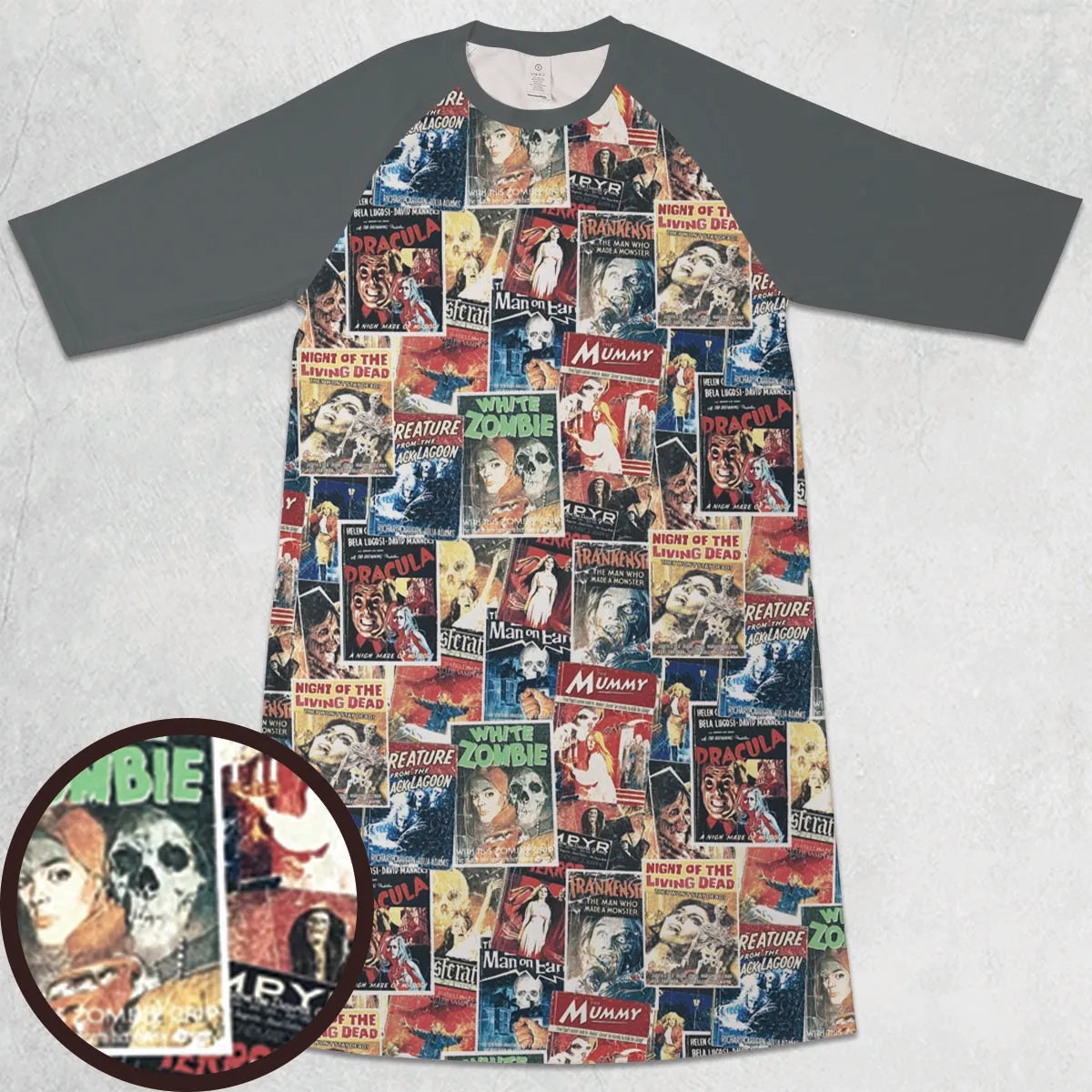 3/4 Sleeve Raglan Dress - D64LMZ6P