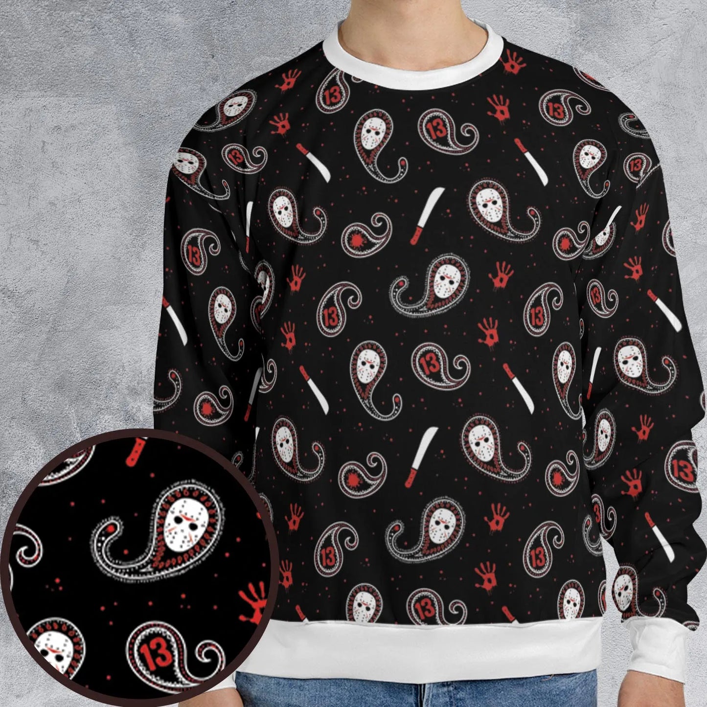 All-over Print Sweatshirt - HHMZNWDH