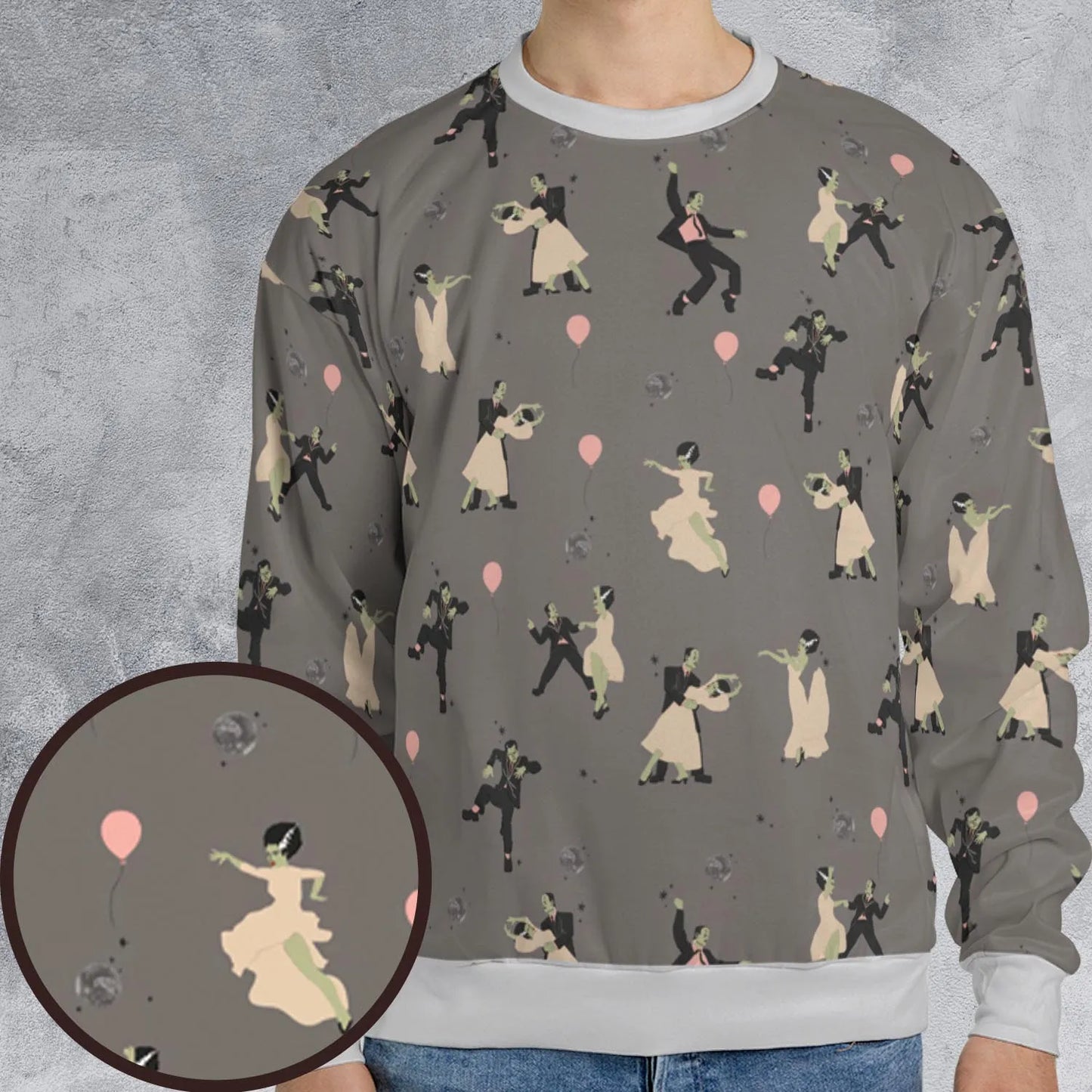 All-over Print Sweatshirt - 9ZR84SVE