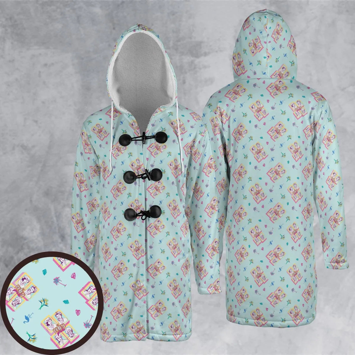 Hooded Cloak Coat - 4UEP5GX8