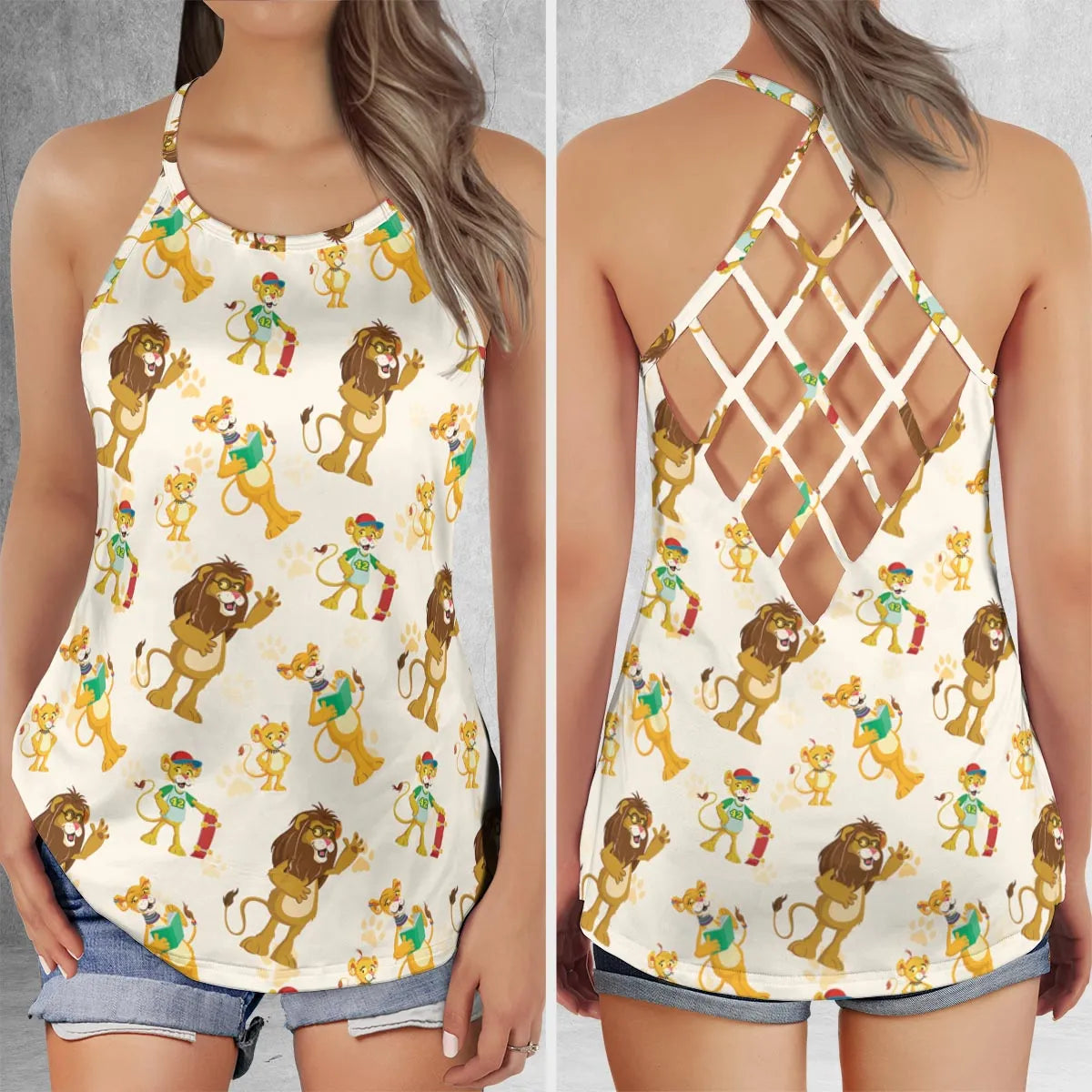 Criss Cross Tank Top - 86789RJ7