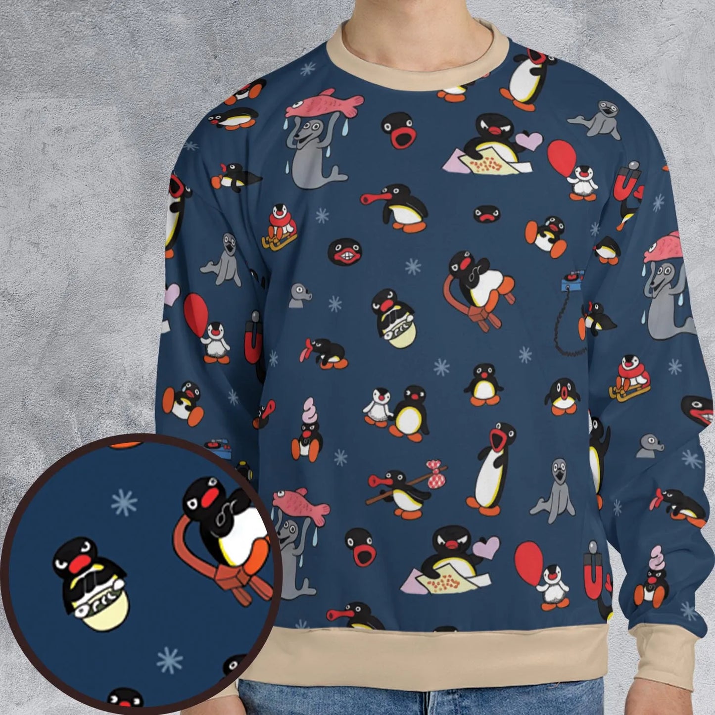 All-over Print Sweatshirt - KBN7MU1P