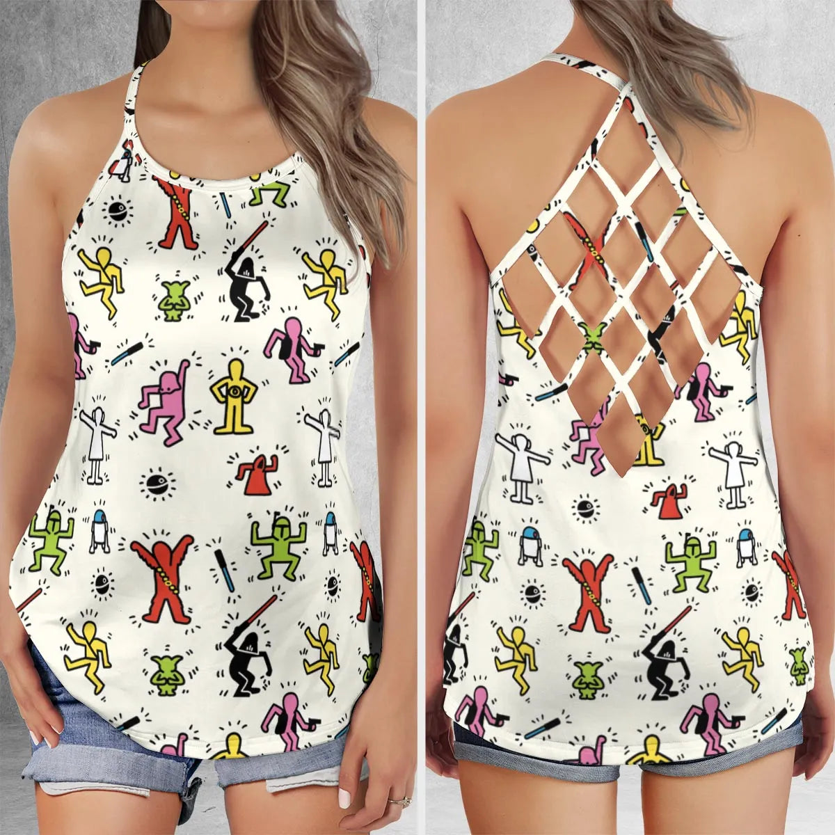 Criss Cross Tank Top - AEBNGATP