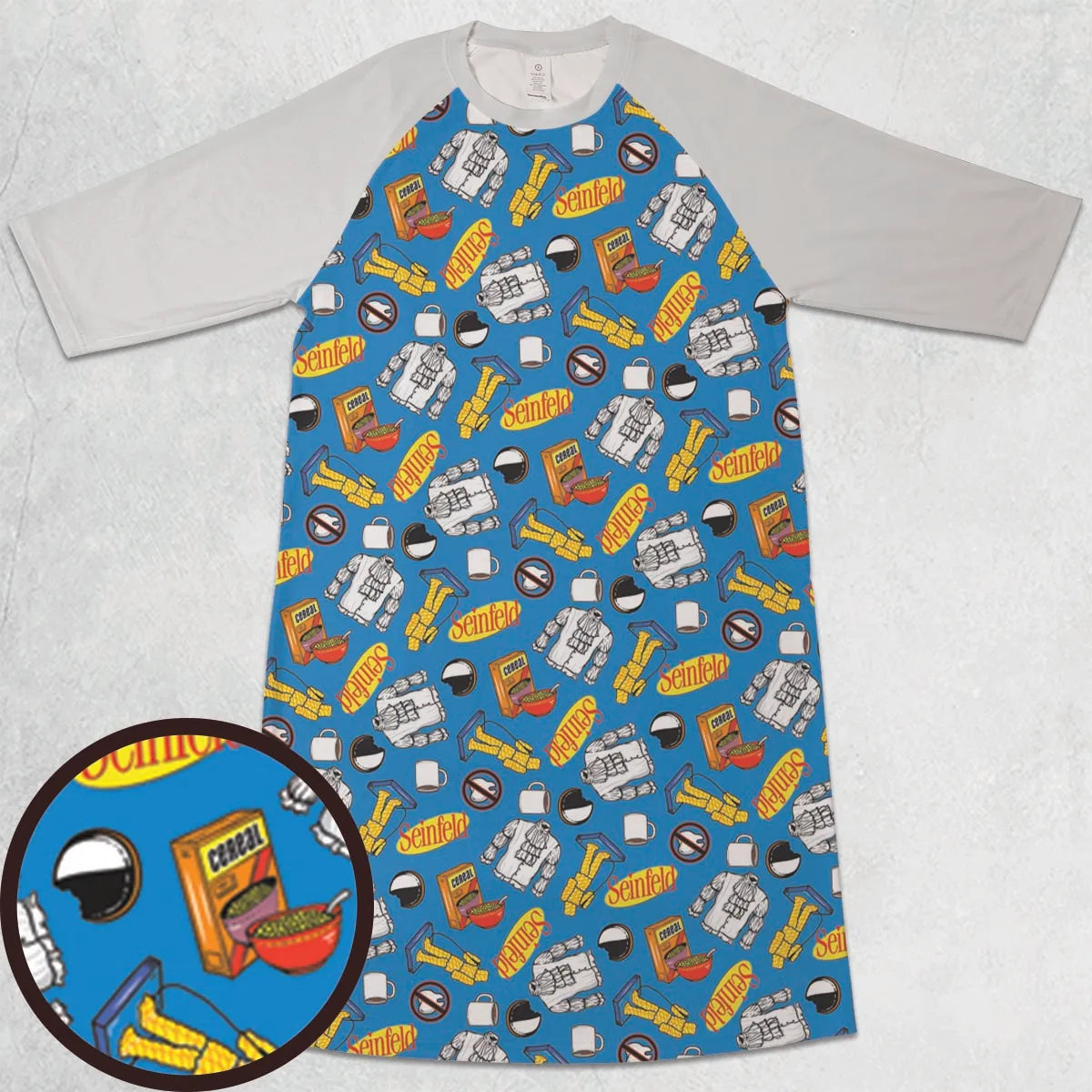 3/4 Sleeve Raglan Dress - LFTGMDPJ