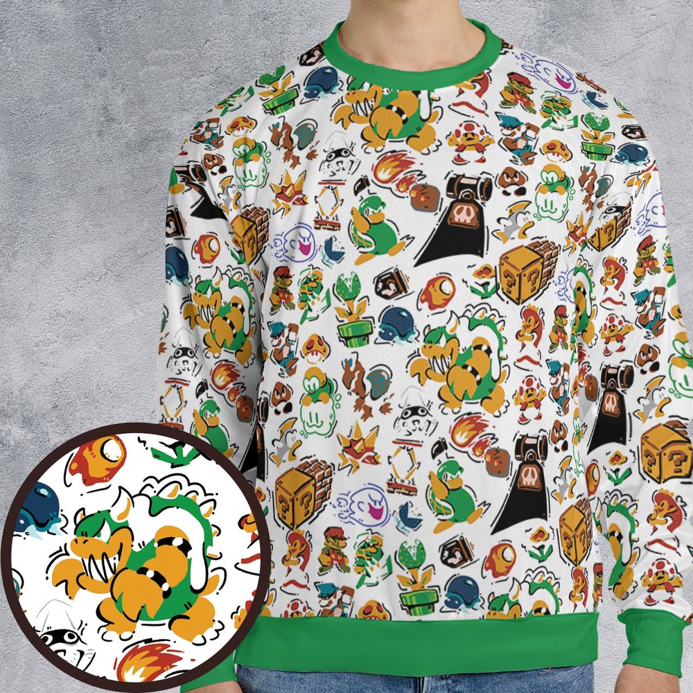 All-over Print Sweatshirt - 9CPFVC31 -  - 1