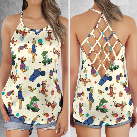 Criss Cross Tank Top - DREF9AGS -  - 1