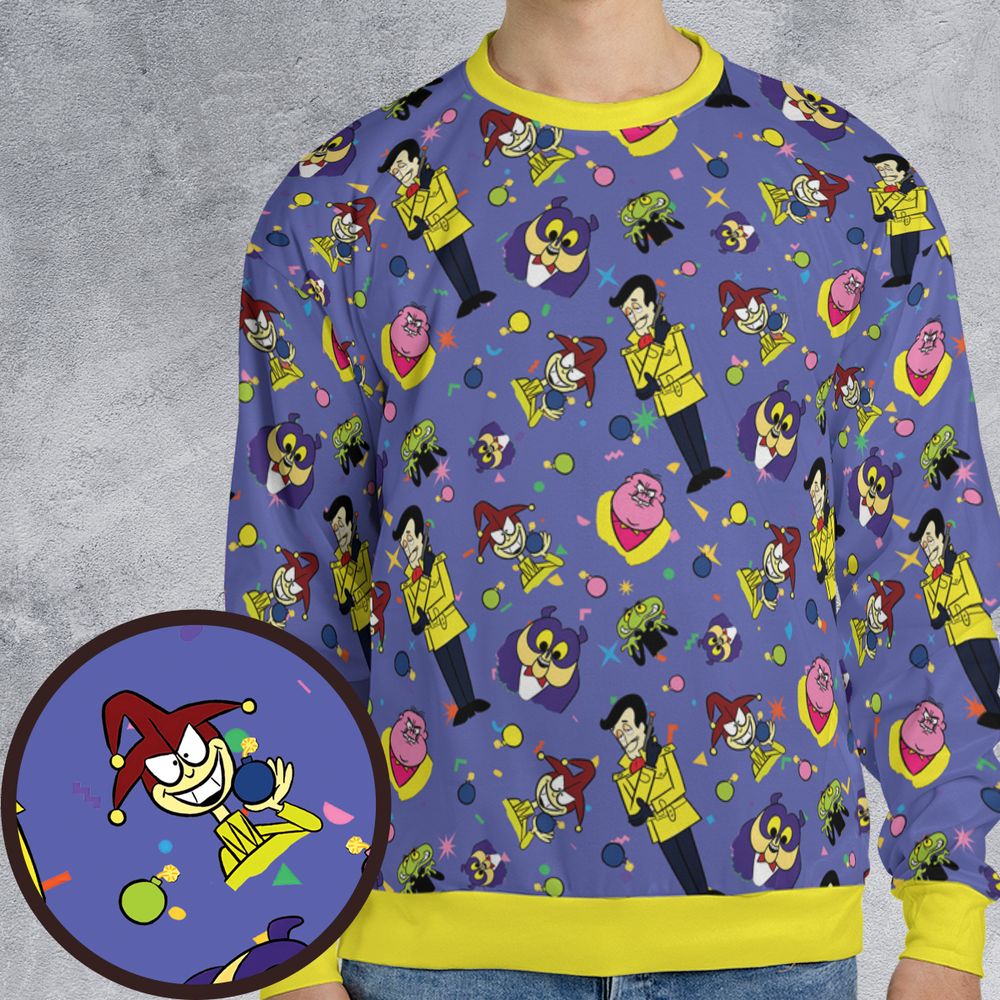 All-over Print Sweatshirt - RQE87CEQ -  - 1