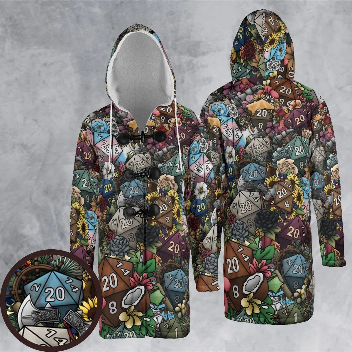 Hooded Cloak Coat - 5NZEJBPZ