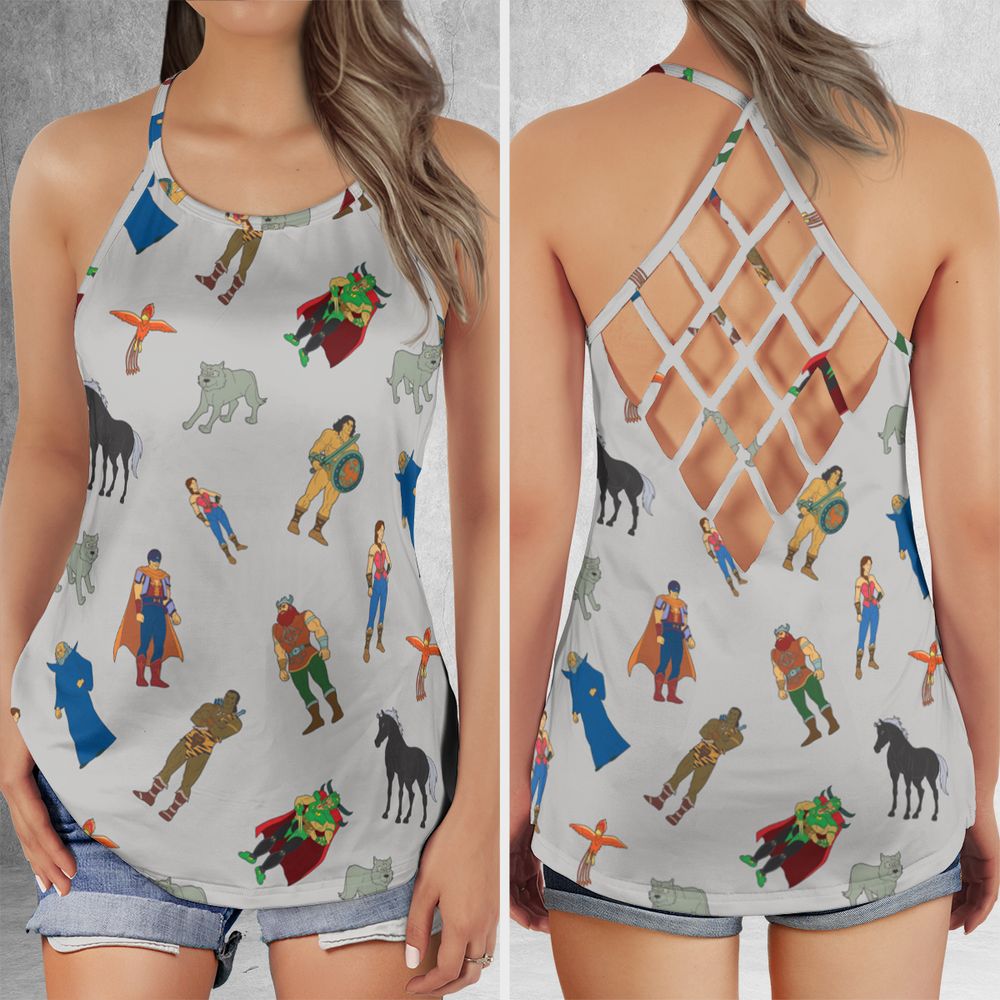 Criss Cross Tank Top - A934WHCF -  - 1