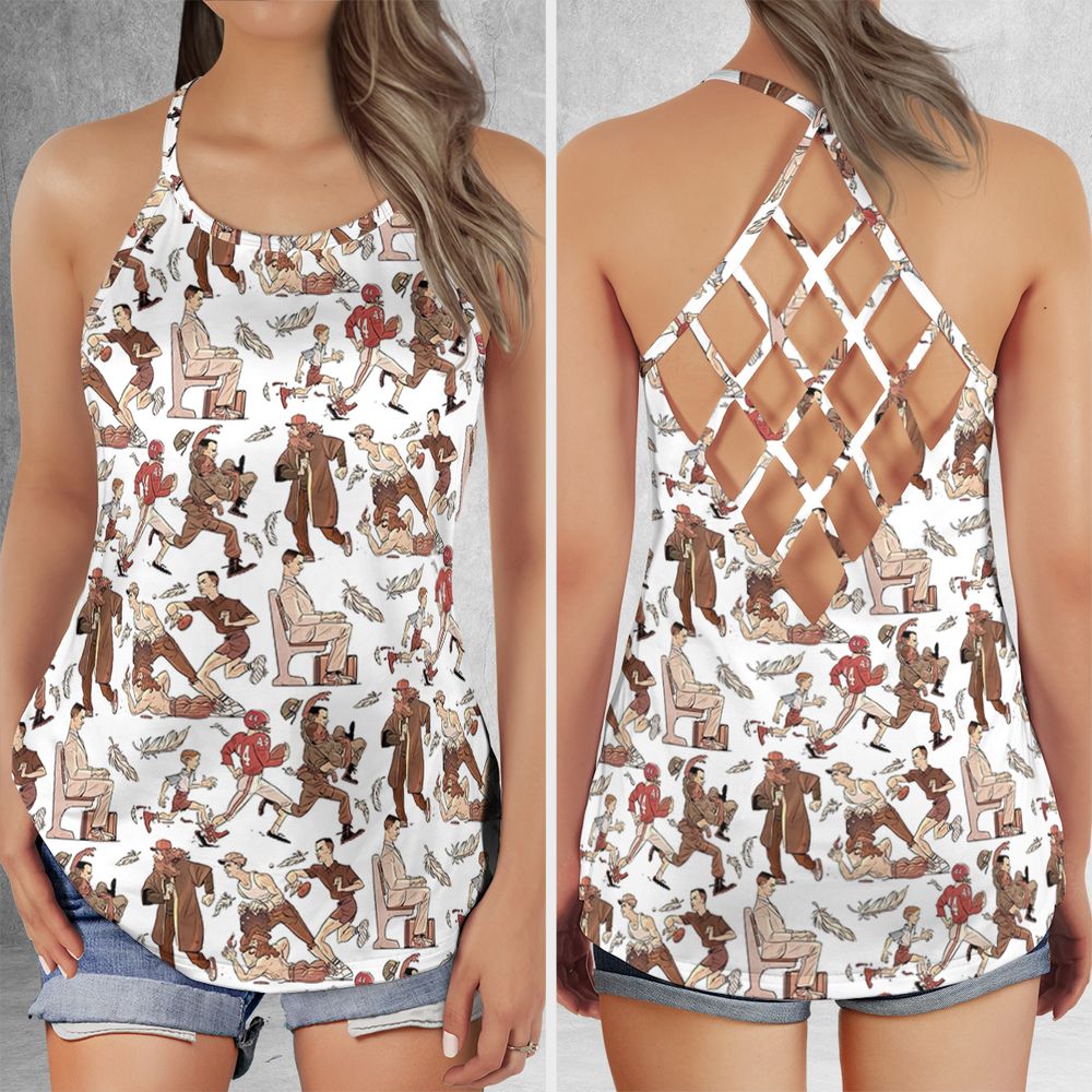 Criss Cross Tank Top - T3KV7S25 -  - 1