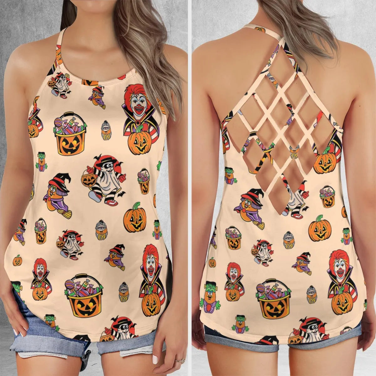 Criss Cross Tank Top - MU3WRLE8