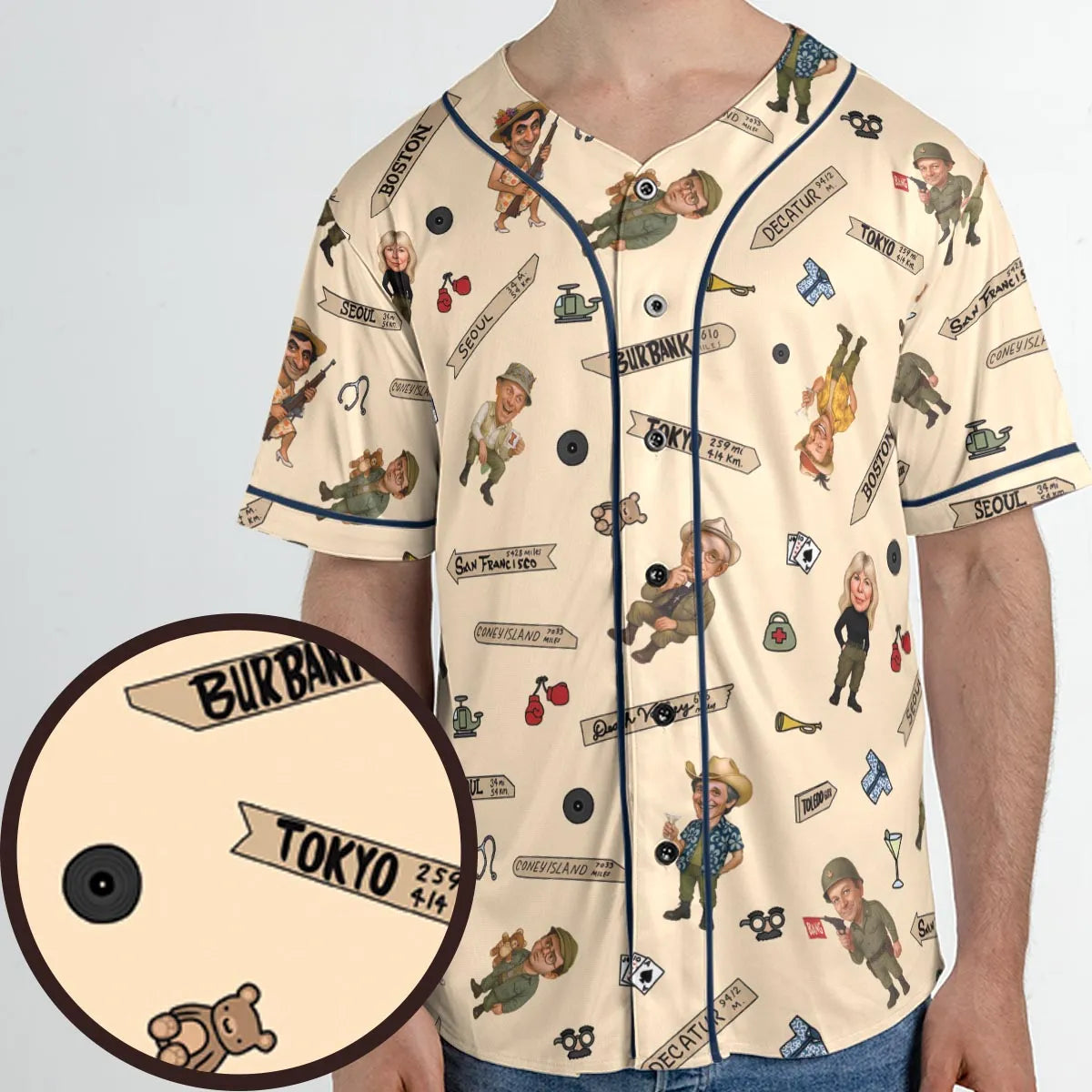 Unisex Baseball Jersey - HD6ZJP8U