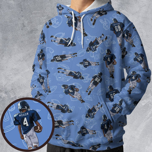 All-over Print Hoodie - J9J82PMD -  - 1