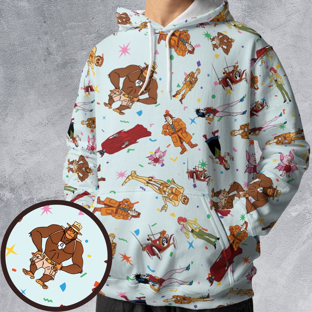 All-over Print Hoodie - 59FCWDNT -  - 1