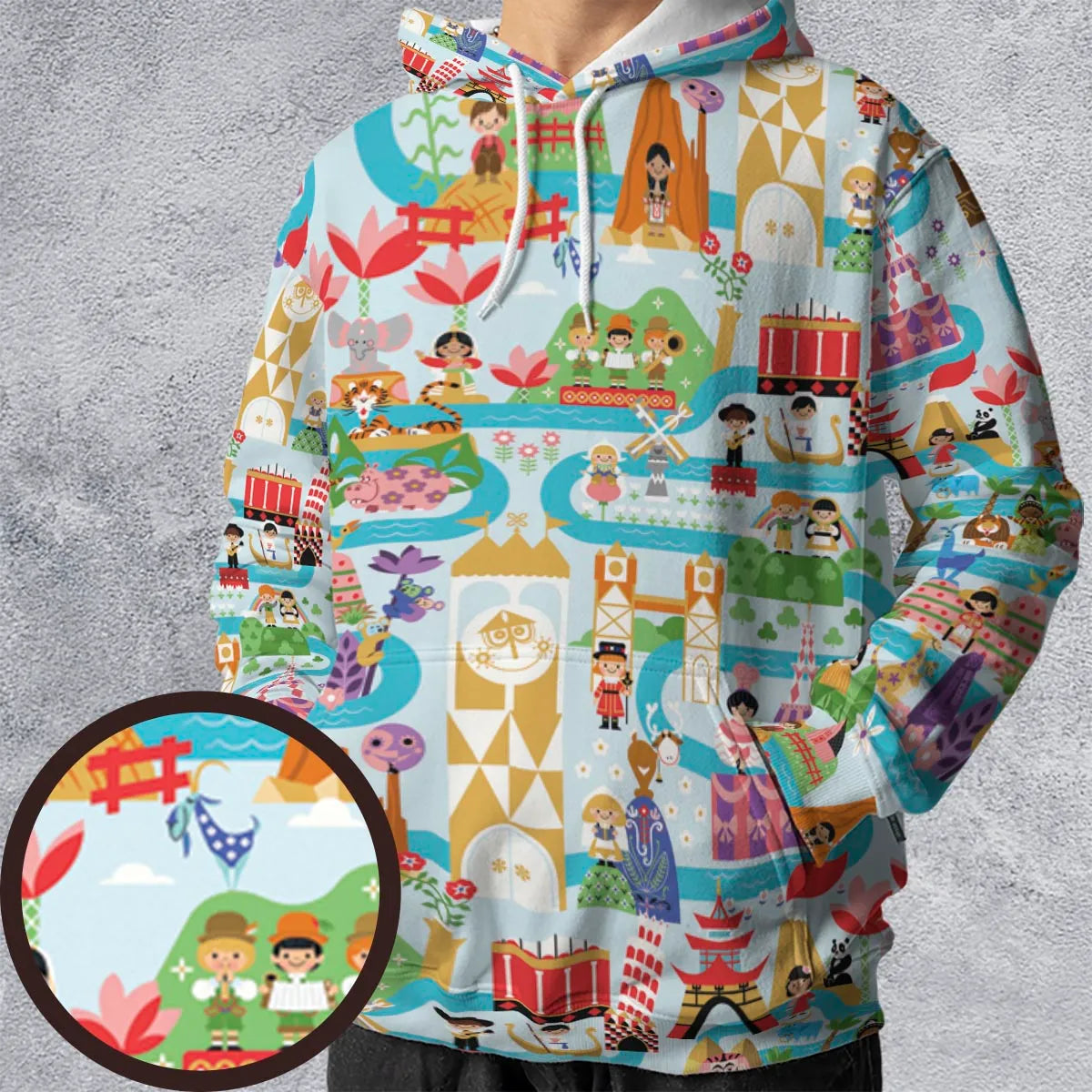 All-over Print Hoodie - ZPEDC554