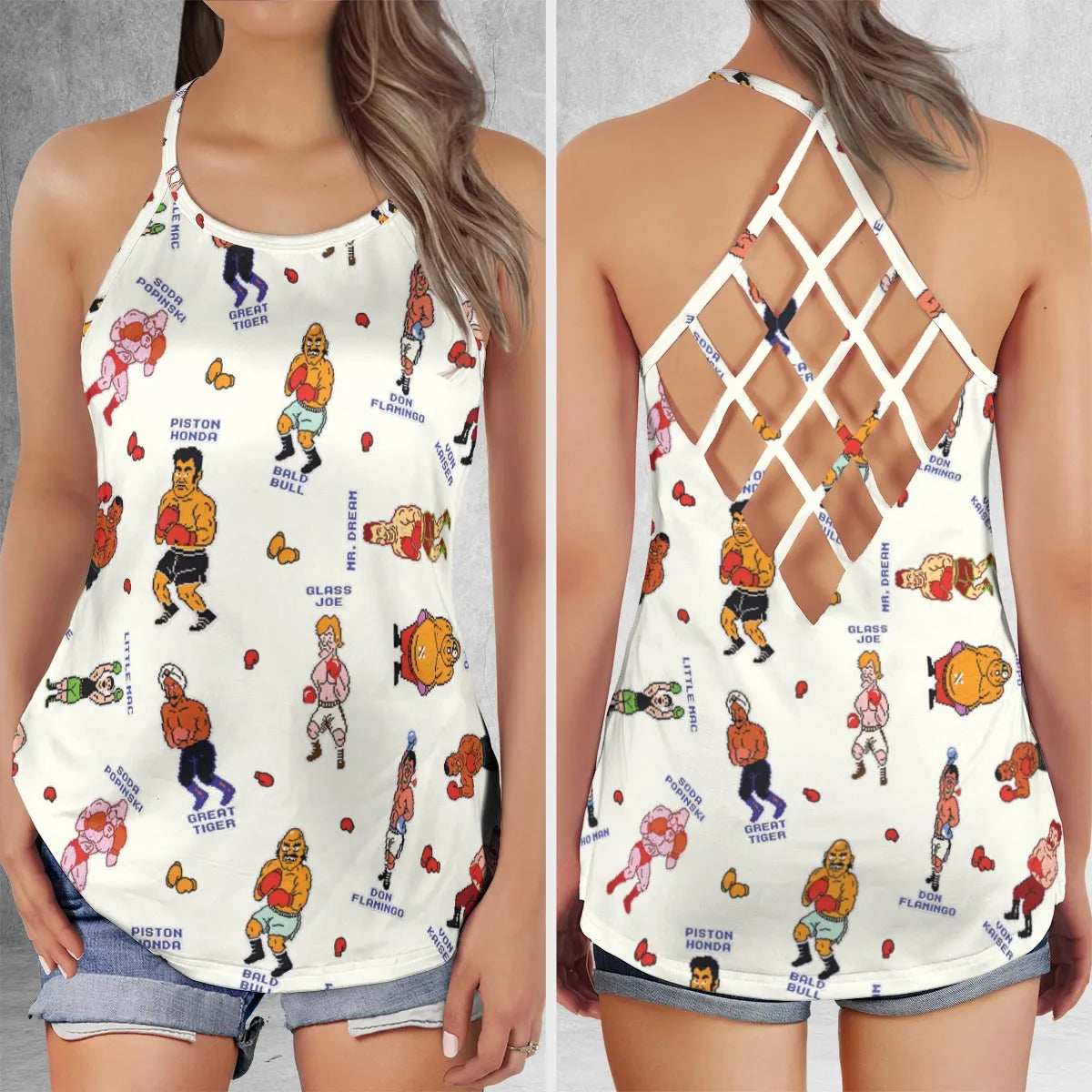 Criss Cross Tank Top - 357PH5MY
