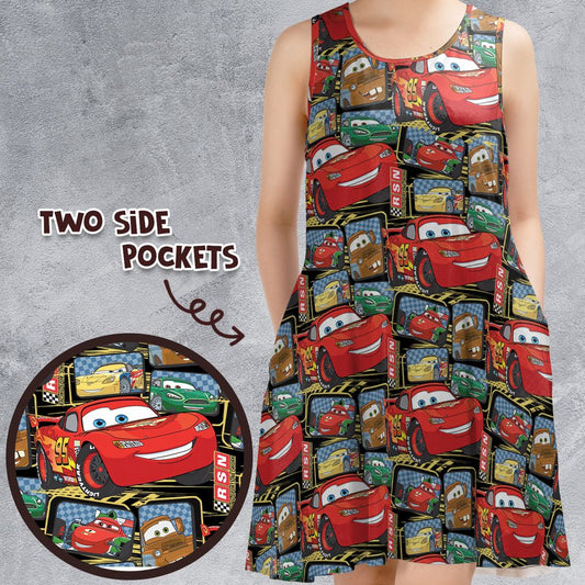 Cartoon Racing Car -  - 1