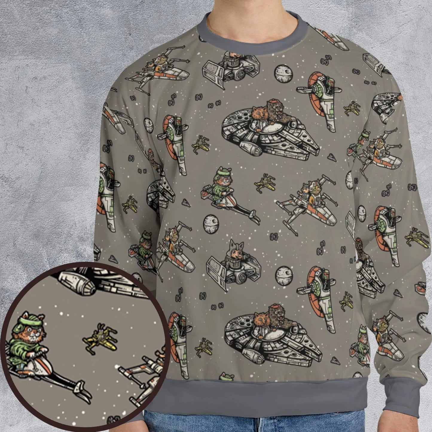 All-over Print Sweatshirt - 49NUWY8R