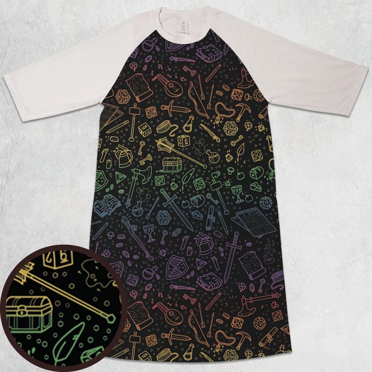 3/4 Sleeve Raglan Dress - GFC8CCR2