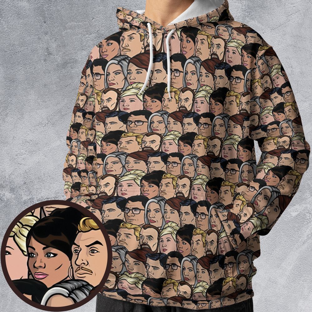 All-over Print Hoodie - Q2N31513 -  - 1