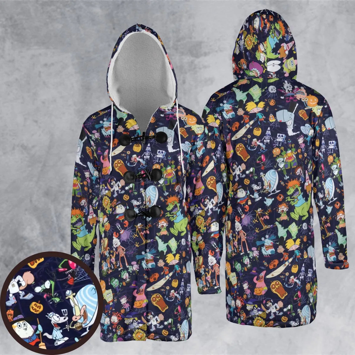Hooded Cloak Coat - 14GFG5HZ