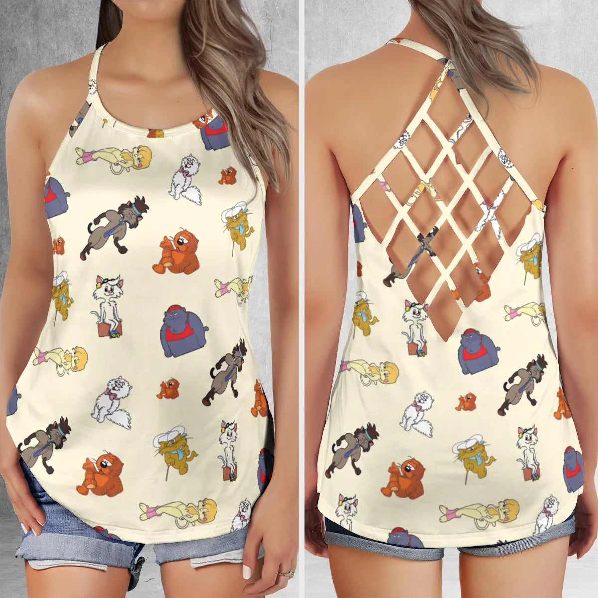 Criss Cross Tank Top - EB119HZQ