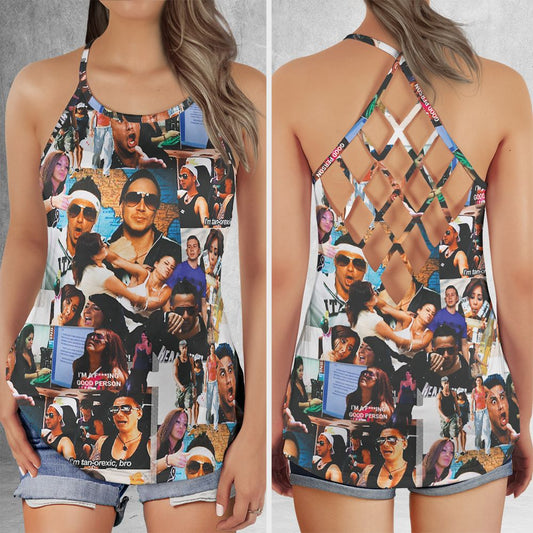 Criss Cross Tank Top - TH1R5SRY -  - 1