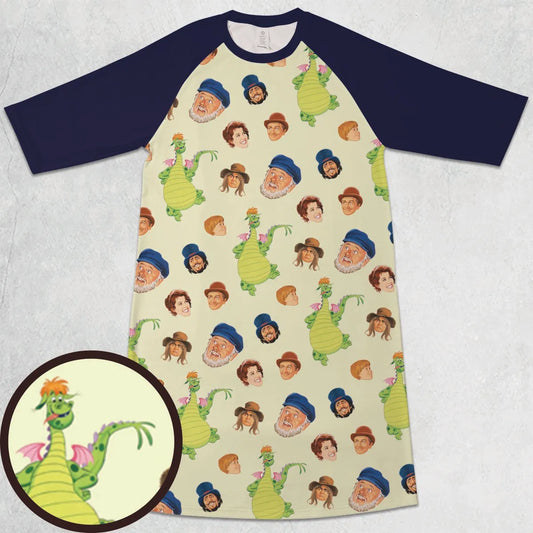3/4 Sleeve Raglan Dress - 4NVXMBLW